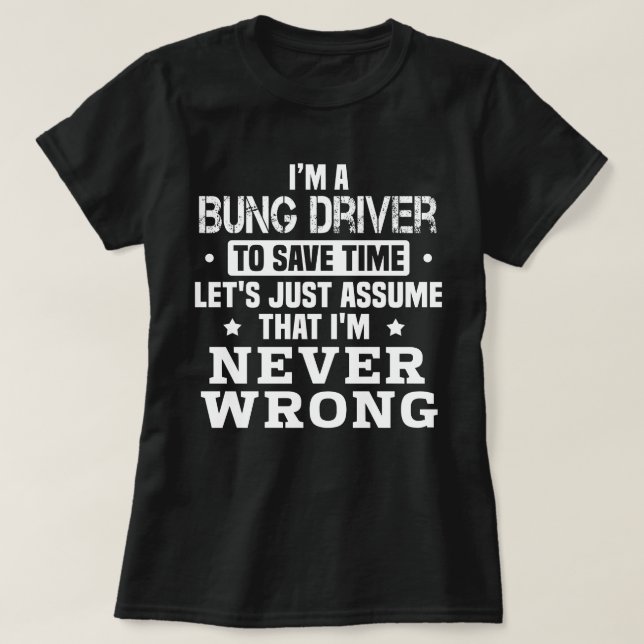 Camiseta Bung Driver (Frente do Design)
