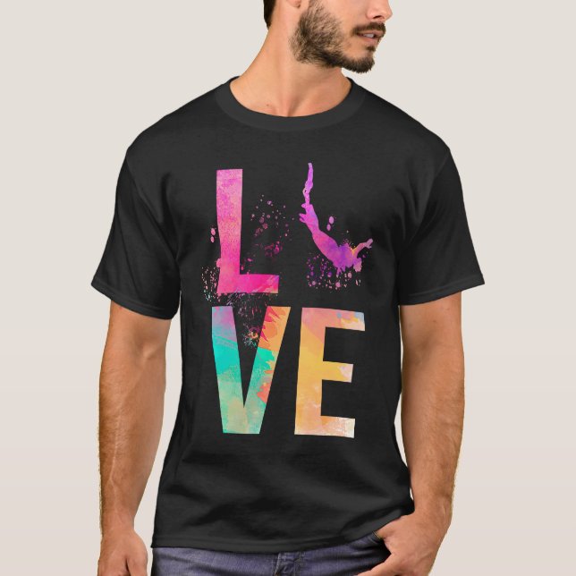 Camiseta Bungee Colorida Pulando Mãe Bungee Pulando (Frente)