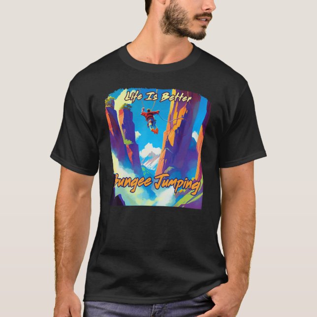 Camiseta Bungee Jumping Extreme Adventure (Frente)