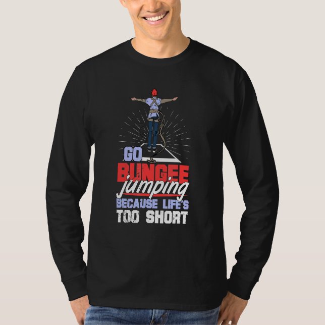 Camiseta Bungeing Free Fall Harness Rubber Co (Frente)