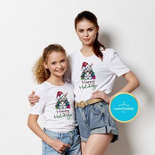 Camiseta Bunnies de Natal de Hoppy Holiday