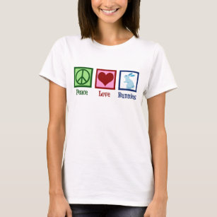 Camiseta Bunnies de Paz e Amor