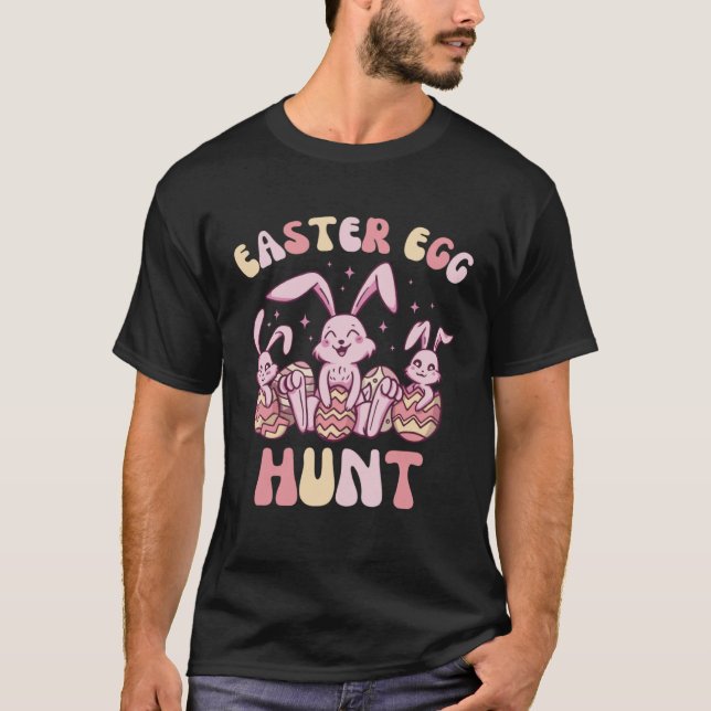 Camiseta Bunnies Easter Egg Hunt  Bunny Easter for Boys Gir (Frente)
