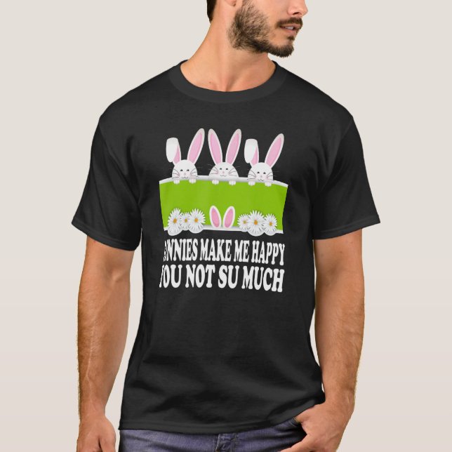 Camiseta Bunnies Me Faz Feliz (Frente)