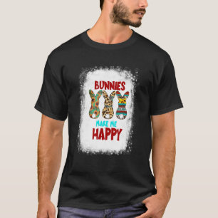 Camiseta Bunnies Me Fazem Felz pascoa Dia Oeste Bunnies