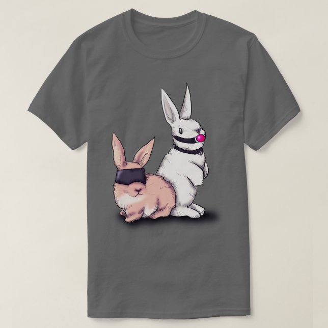 Camiseta Bunnies ruins (Frente do Design)