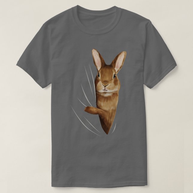 Camiseta Bunny Animal Vindo De Dentro (Frente do Design)