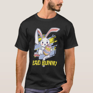 Camiseta Bunny Bad Rabbit Christian Easter Ovos Holly Seman