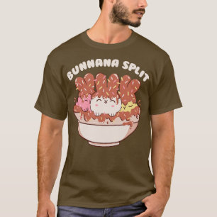 Camiseta Bunny Banana Divida Animais de Corte Sorvete por T