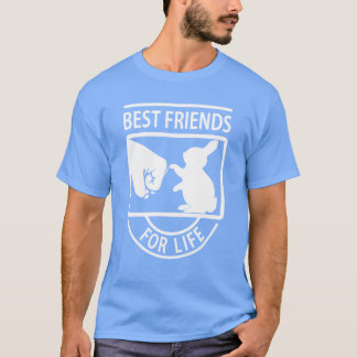 Camiseta Bunny Best Amigos Para Amigos Do Coelho Da Vida
