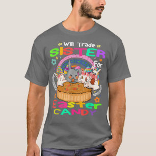 Camiseta Bunny Coma Ovos De Bolo Trocarão Irmã Para A Pásco