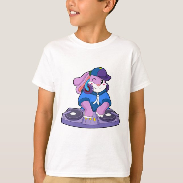 Camiseta Bunny como músico com Mixer (Frente)