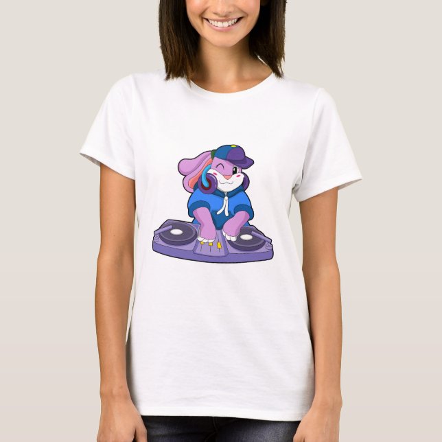 Camiseta Bunny como músico com Mixer (Frente)