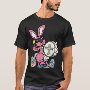 Camiseta Bunny Drummer - Páscoa sobre Ovos Caçando Primaver