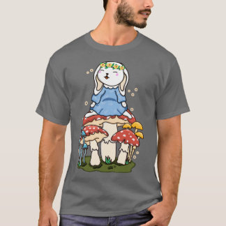 Camiseta Bunny E Mushroom