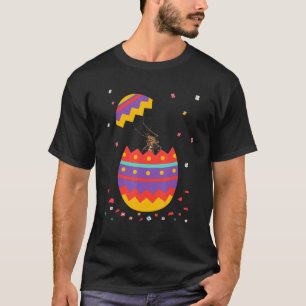 Camiseta Bunny Ears Ovos Figurino Dia da Páscoa Gráfico Mo