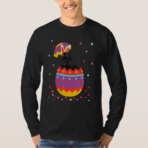 Camiseta Bunny Ears Ovos Figurino Dia da Páscoa Gráfico Ra