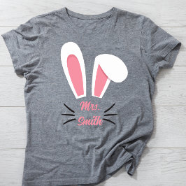 Camiseta Bunny Ears Personalizado Tee