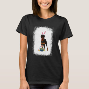 Camiseta Bunny Ears Rottweiler Cachorro Cachorro