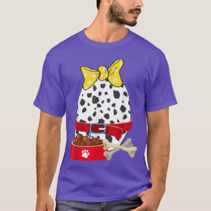 Camiseta Bunny Eggs Dalmaciano Impressão Bunny Toddler East