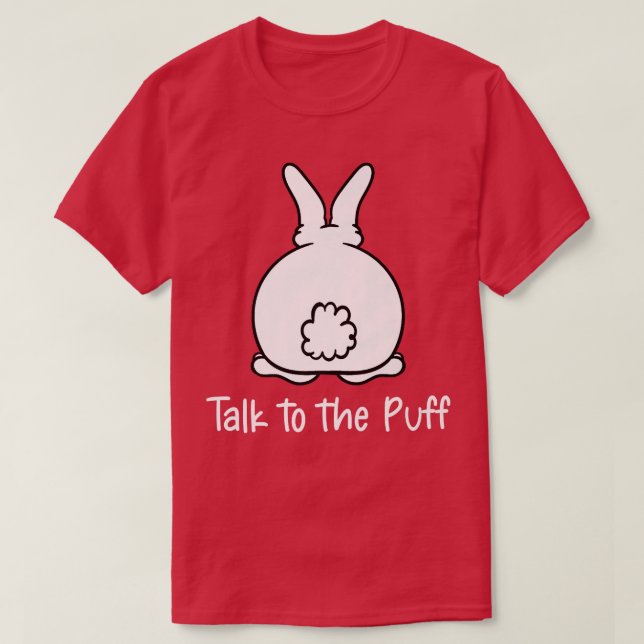 Camiseta Bunny Fale com o Puff (Frente do Design)