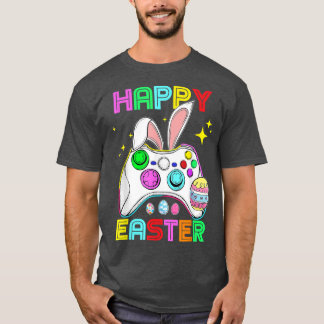 Camiseta Bunny Gaming Controller Vídeo Game Lover Gamer Eas