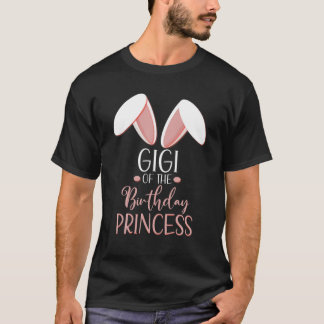 Camiseta Bunny Gigi Da Aniversário Princesa Matching Famil