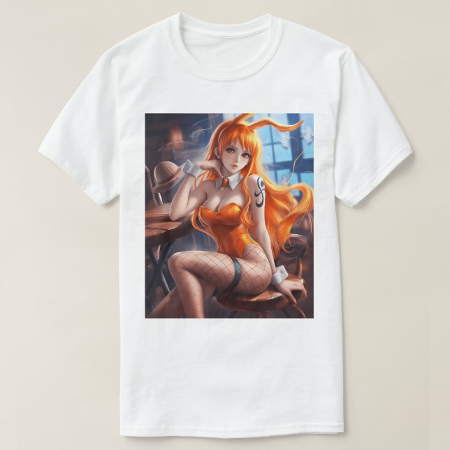 Camiseta Bunny Girl Nami V2 15 (Frente do Design)