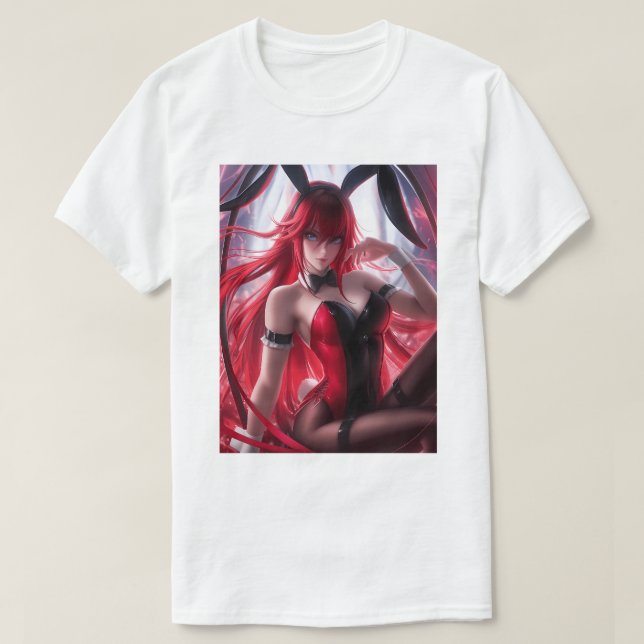 Camiseta Bunny Girl Rias V2 84 (Frente do Design)