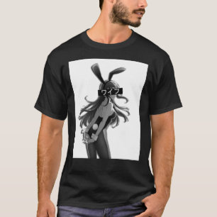 Camiseta Bunny Girl Senpai Mai Sakurajima Waifu - Gráfico