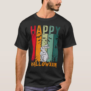 Camiseta Bunny Girls Boys Retro Style Janto de Halloween Pa