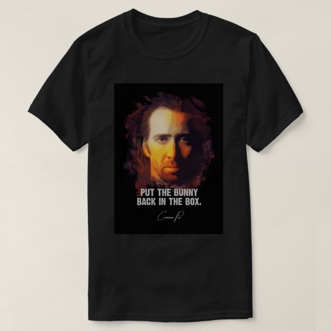 Camiseta Bunny In Box - Cameron Poe [CON AIR] (Frente do Design)