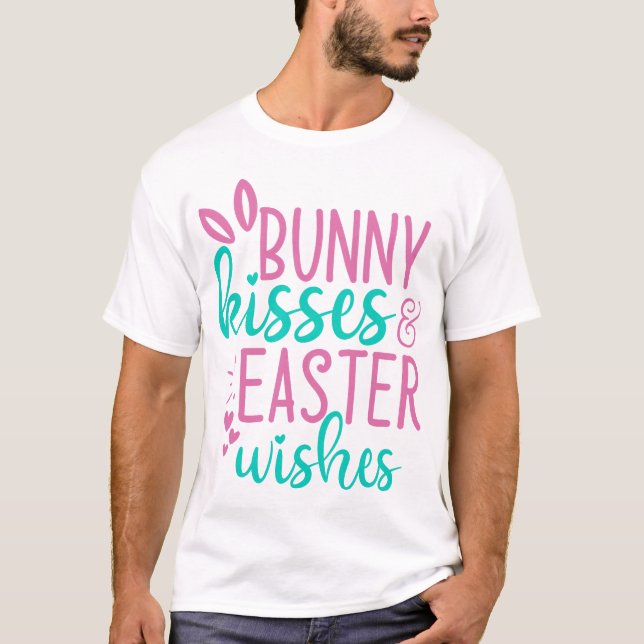 Camiseta Bunny Kisses e Páscoas (Frente)
