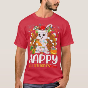Camiseta Bunny Lover Halloween Natal Feliz Hallothankm