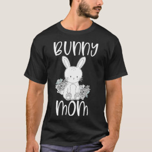 Camiseta Bunny Mãe Bonita Coelho Coelho Coelho Coelho Coelh
