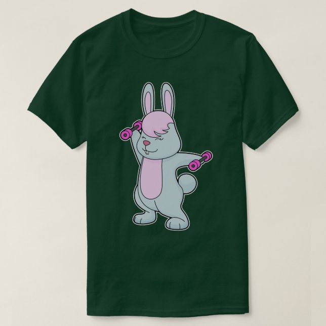 Camiseta Bunny Malhação Dumbbell (Frente do Design)