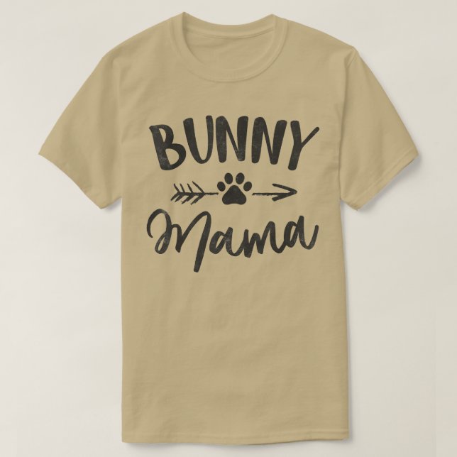 Camiseta Bunny Mama Amantes de os animais Pet Owts Rabbit M (Frente do Design)