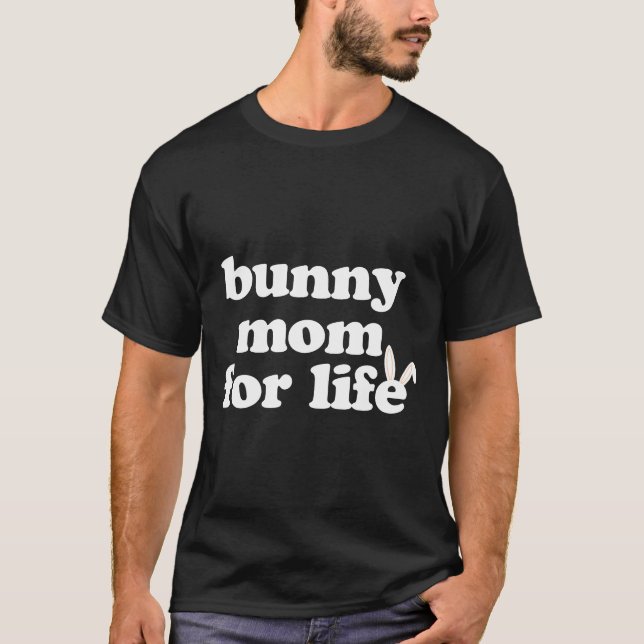 Camiseta Bunny Mamãe Coelho Ouve Figurino De Halloween Dize (Frente)