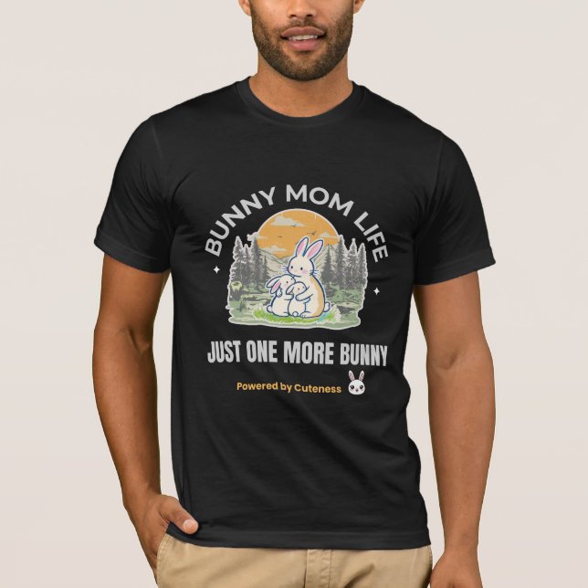 Camiseta Bunny Mom Life, Mais Uma Camiseta de Coel (Frente)