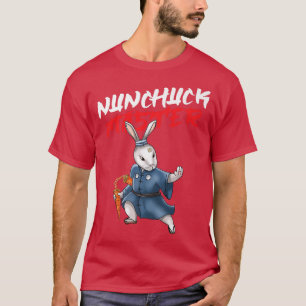 Camiseta Bunny Nunchucks Mestre Japão Artes marciais MMA Ke