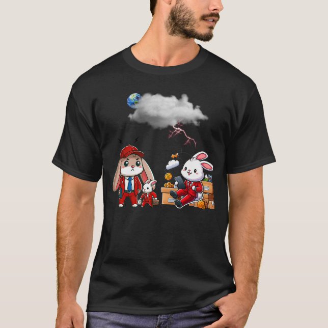 Camiseta BUNNY. #Part2 / T-shirt (funny bunny) #2 (Frente)