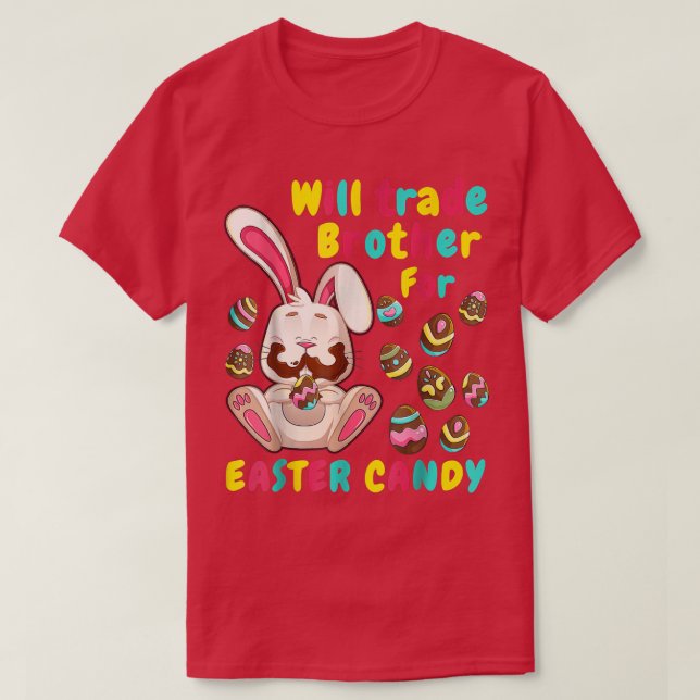 Camiseta Bunny páscoa Candy (Frente do Design)
