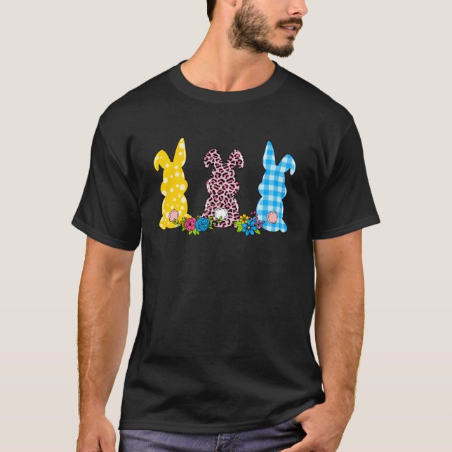 Camiseta Bunny Pastel Spring Hunt Eggs Rabbit Happy Easter  (Frente)