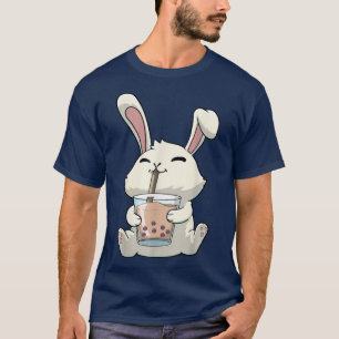 Camiseta Bunny Rabbit Boba Bubble Tea Anime Kawaii 