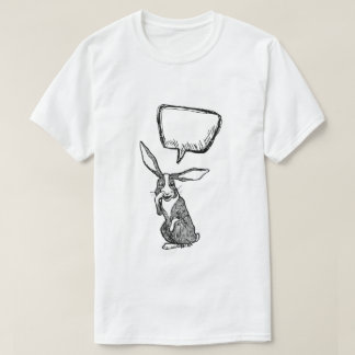 CAMISETA BUNNY RABBIT DIZ...BOLHA DE PENSAMENTO PERSONALIZÁ