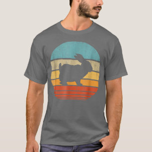 Camiseta Bunny Retro Vintage 60s 70s Mamífero de Coelho Sun