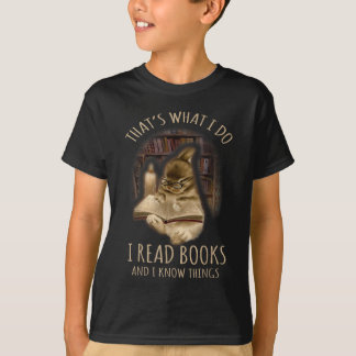Camiseta Bunny That's What I Do I Read Books And I Know