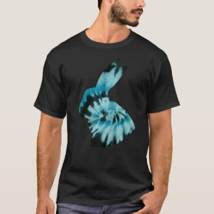Camiseta Bunny Tie Dye Cute Blue Rabbit Hippie Tie Dye Eas