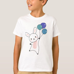 Camiseta Bunny Voa Balões Acima De Animais Cujos Animais Sã