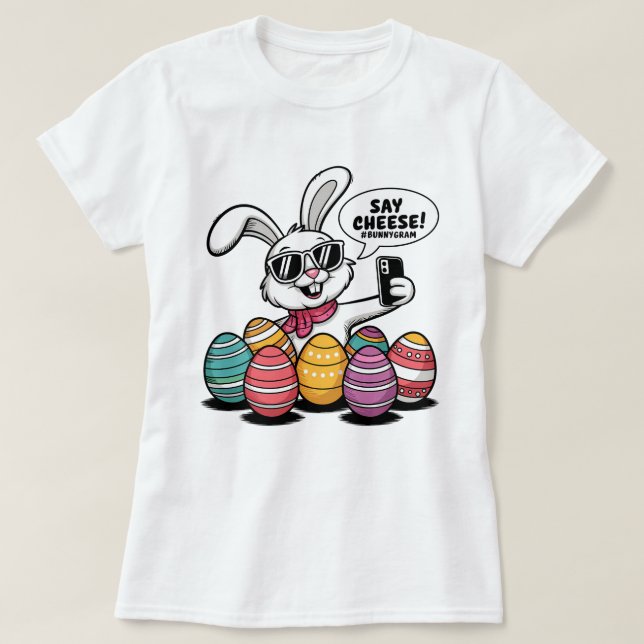 Camiseta #Bunnygram (Frente do Design)